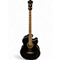 Used Ibanez aeb5e-bk Black Acoustic Bass Guitar thumbnail