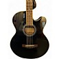 Used Ibanez aeb5e-bk Black Acoustic Bass Guitar