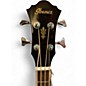 Used Ibanez aeb5e-bk Black Acoustic Bass Guitar