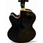Used Ibanez aeb5e-bk Black Acoustic Bass Guitar