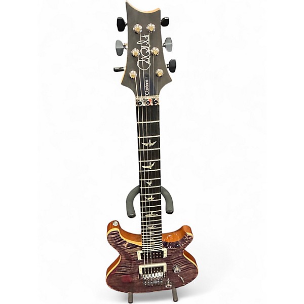 Used 2025 Prs Custom 24 Floyd Rose 10 Top Purple Solid Body Electric Guitar