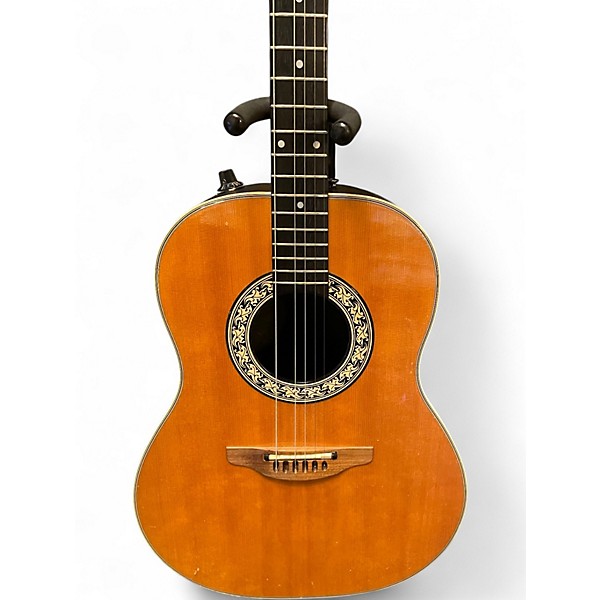 Vintage 1968 Ovation 1111 Natural Acoustic Electric Guitar