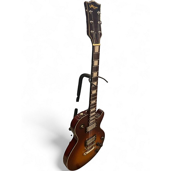 Used Memphis LES PAUL STYLE JAPAN 2 Tone Sunburst Solid Body Electric Guitar