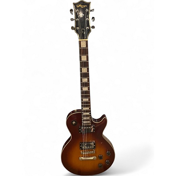 Used Memphis LES PAUL STYLE JAPAN 2 Tone Sunburst Solid Body Electric Guitar