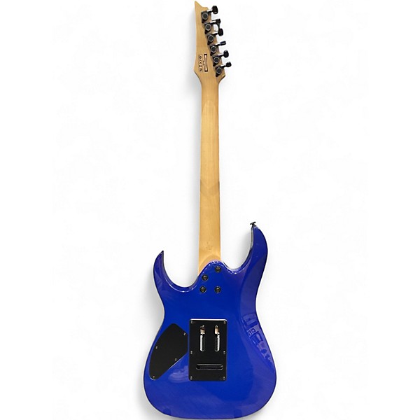 Used 2024 Ibanez GRG120QAS Trans Blue Gradation Solid Body Electric Guitar