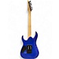 Used 2024 Ibanez GRG120QAS Trans Blue Gradation Solid Body Electric Guitar