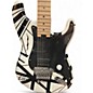 Used EVH Striped Series Black and White Solid Body Electric Guitar