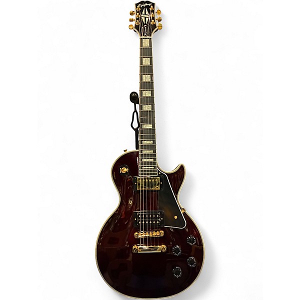 Used Epiphone Jerry Cantrell "Wino" Les Paul Custom Wine Red Solid Body Electric Guitar