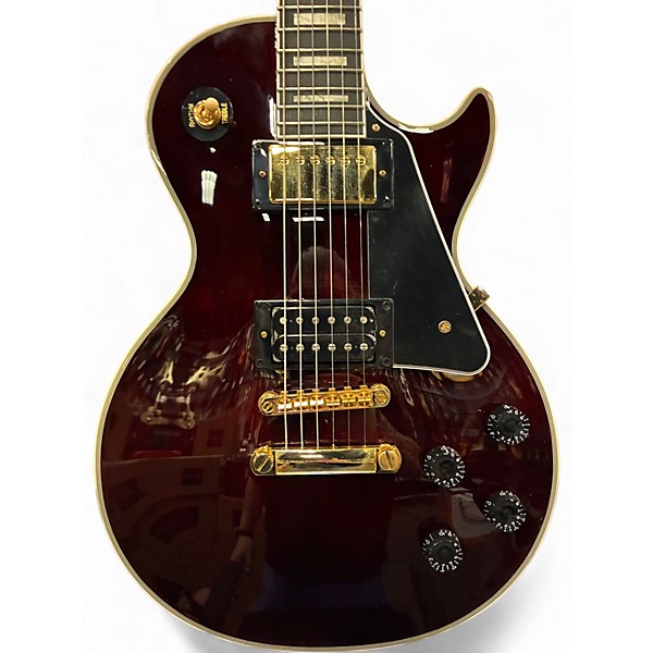 Used Epiphone Jerry Cantrell "Wino" Les Paul Custom Wine Red Solid Body Electric Guitar