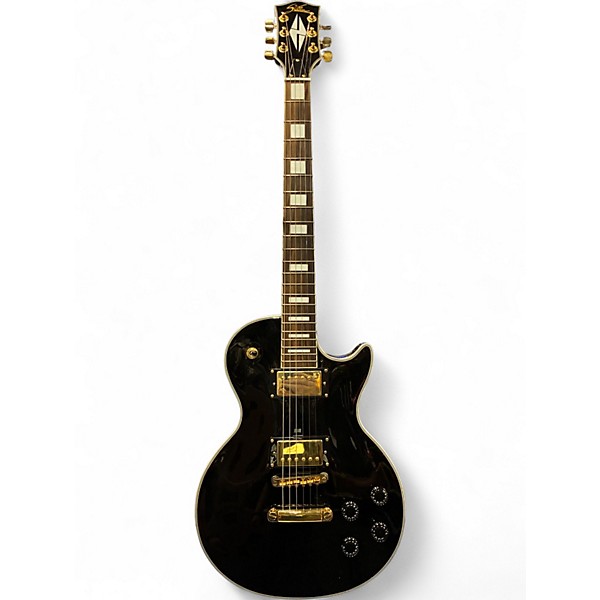 Used Stellar Mercury Les Paul Black Solid Body Electric Guitar