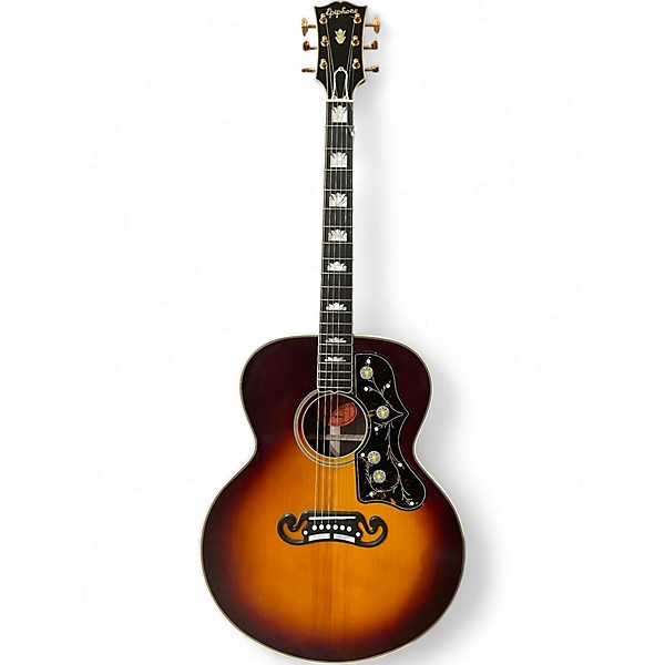 Used Epiphone PRE WAR SJ 200 SUNBURST Acoustic Guitar