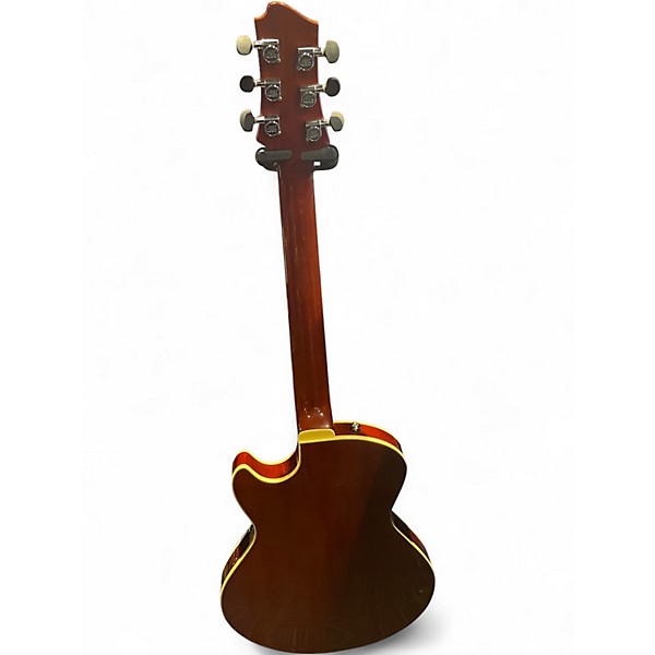 Used Comins GCS1 Violin Burst Hollow Body Electric Guitar
