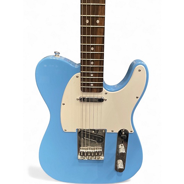 Used Squier Telecaster California Blue Solid Body Electric Guitar
