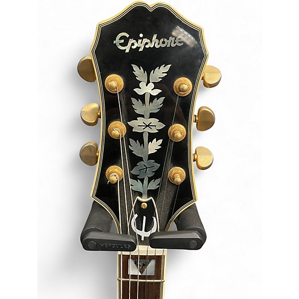 Used 2000s Epiphone Sheraton II Natural Hollow Body Electric Guitar