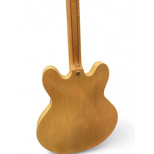 Used 2000s Epiphone Sheraton II Natural Hollow Body Electric Guitar