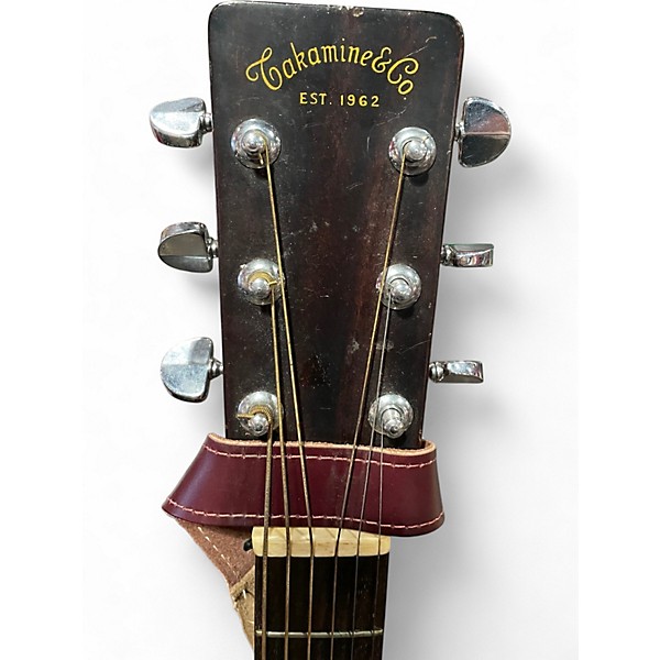 Vintage 1980s Takamine EF-349 Mahogany Acoustic Electric Guitar