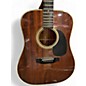 Vintage 1980s Takamine EF-349 Mahogany Acoustic Electric Guitar