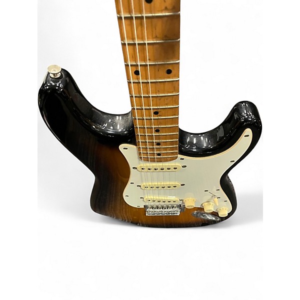 Used Squier Strat Sunburst 2 Color Sunburst Solid Body Electric Guitar