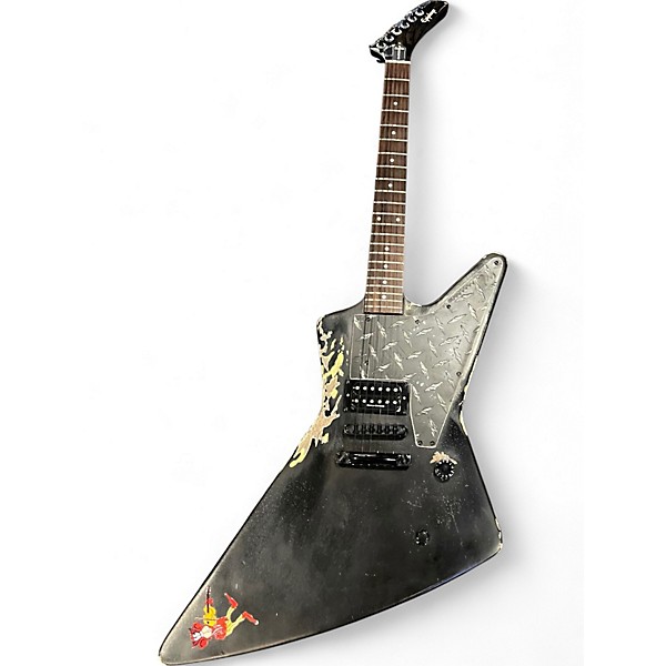 Used Epiphone Explorer Black Solid Body Electric Guitar