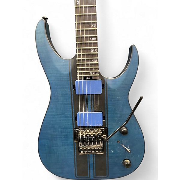 Used Schecter Guitar Research Banshee GT FR6 Trans Purple Solid Body Electric Guitar