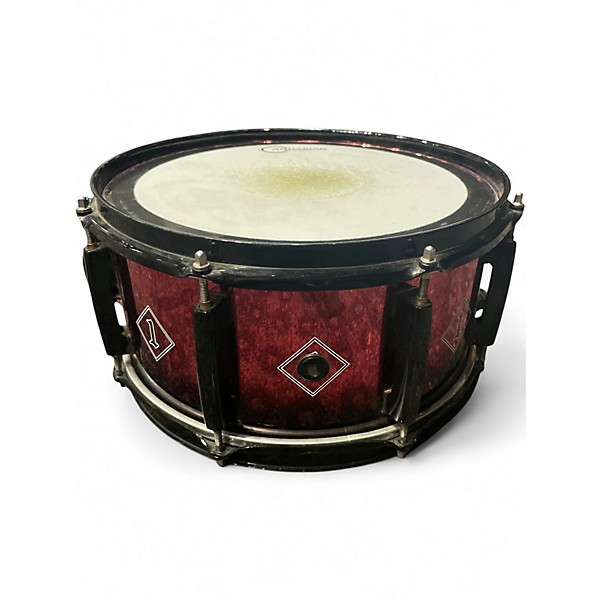 Used Pearl 13X6.5 Joey Jordison Signature Snare REFLECTIVE RED Drum