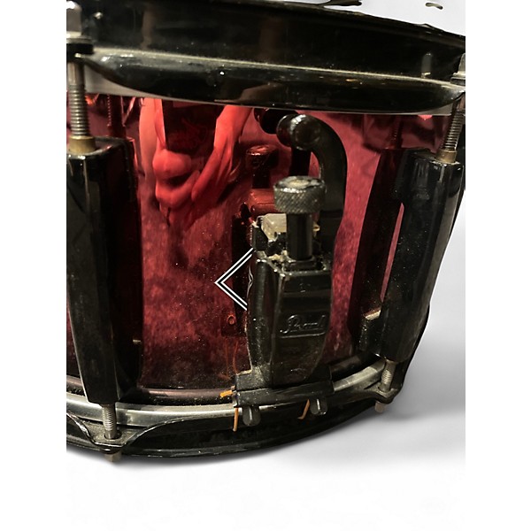 Used Pearl 13X6.5 Joey Jordison Signature Snare REFLECTIVE RED Drum