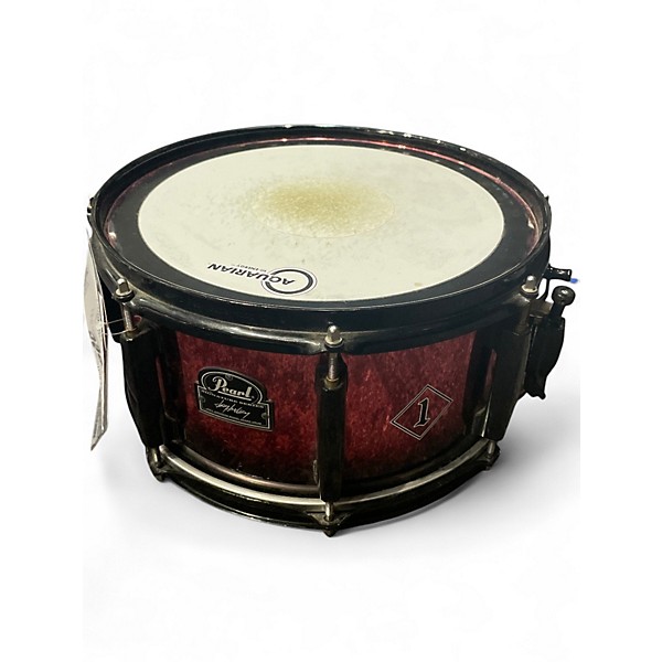 Used Pearl 13X6.5 Joey Jordison Signature Snare REFLECTIVE RED Drum