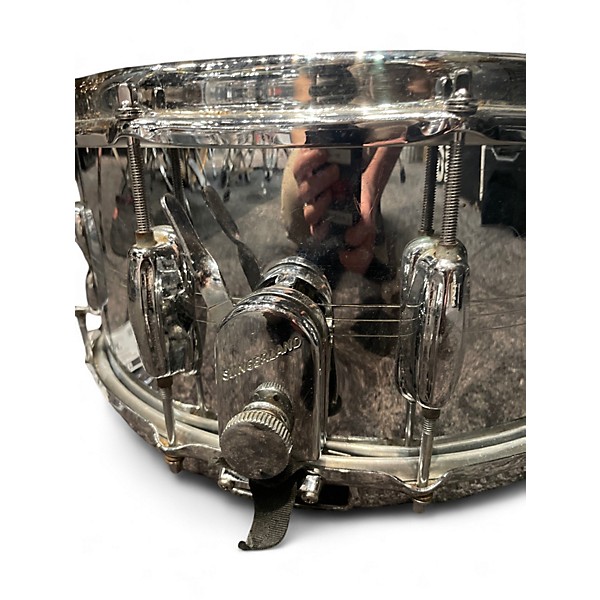 Used Slingerland 14in No. 133 Gene Krupa Sound King SILVER Drum