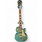 Used Epiphone Les Paul Traditional Pro III Plus Trans Blue Solid Body Electric Guitar thumbnail