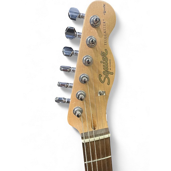 Used Fender AFFINITY SQUIER TELECASTER Sherwood Green Solid Body Electric Guitar
