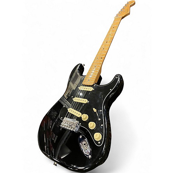 Used Fender Player Stratocaster BLACK Solid Body Electric Guitar