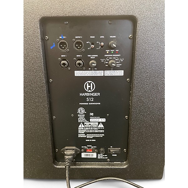 Used Harbinger S12 Powered Subwoofer
