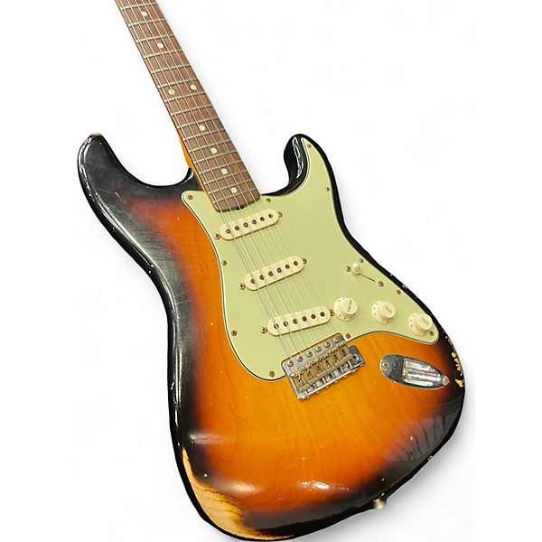 Used 2021 Fender WW10 61 Relic Stratocaster sunburst Solid Body Electric Guitar