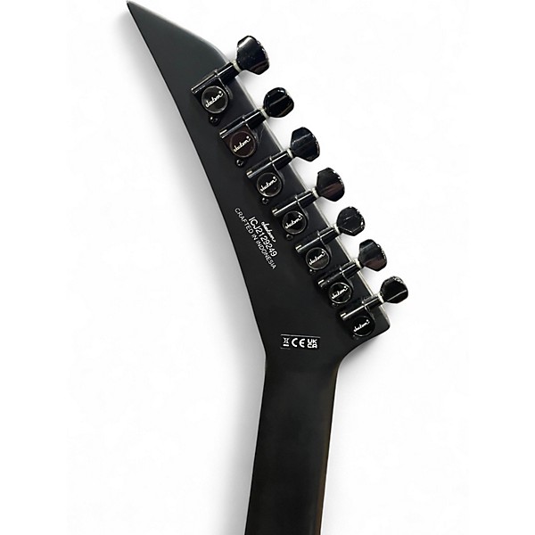 Used Jackson KVX-MG7 King V Satin Black Solid Body Electric Guitar