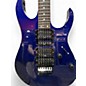 Used Ibanez RG570 Laser Blue Solid Body Electric Guitar