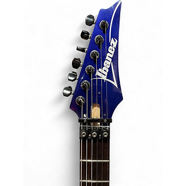 Used Ibanez RG570 Laser Blue Solid Body Electric Guitar