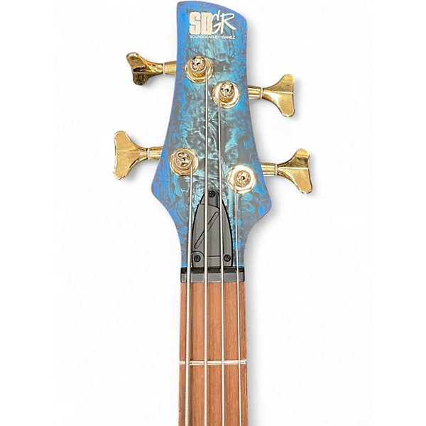Used Ibanez SR300EDX COSMIC BLUE Electric Bass Guitar