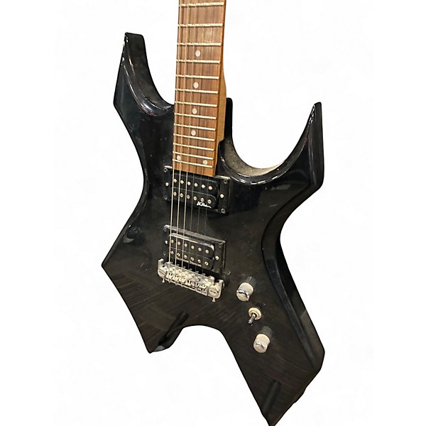 Used B.C. Rich Bronze Series Warlock Black Solid Body Electric Guitar