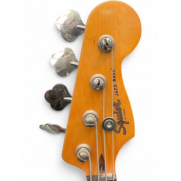 Used Squier Classic Vibe 1960S Jazz Bass 3 Tone Sunburst Electric Bass Guitar