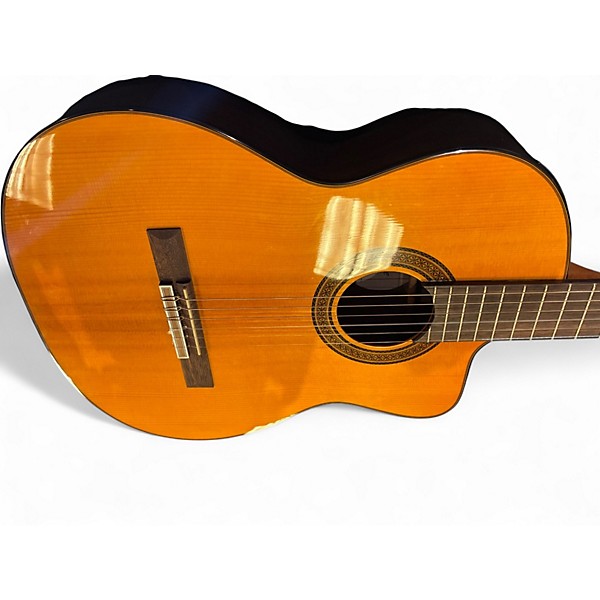 Used Takamine GC5CE Natural Classical Acoustic Electric Guitar