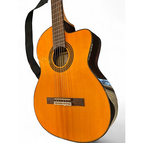 Used Takamine GC5CE Natural Classical Acoustic Electric Guitar