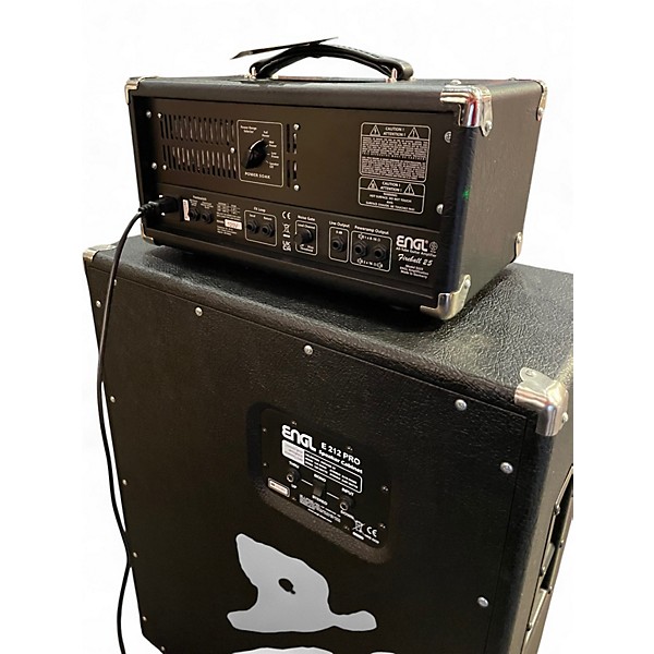 Used ENGL FIREBALL 25 SPECIAL EDITION W MATCHING 2X12 CAB Guitar Stack
