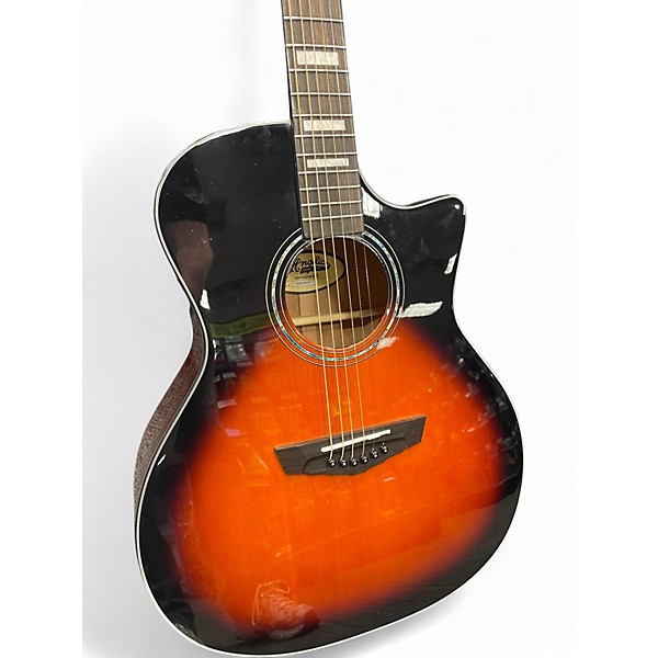 Used D'Angelico Premier Gramercy CS Vintage Sunburst Acoustic Electric Guitar