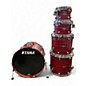 Used TAMA 5 Piece Starclassic Lacquer Phantasm Oyster Drum Kit thumbnail
