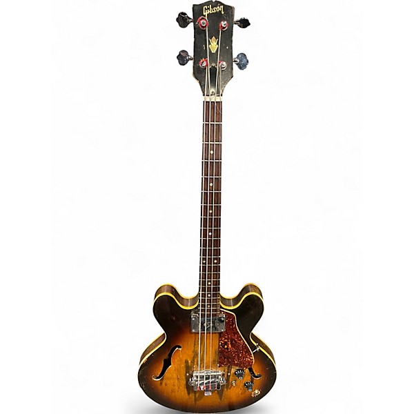 Vintage 1968 Gibson EB2 2 Color Sunburst Electric Bass Guitar