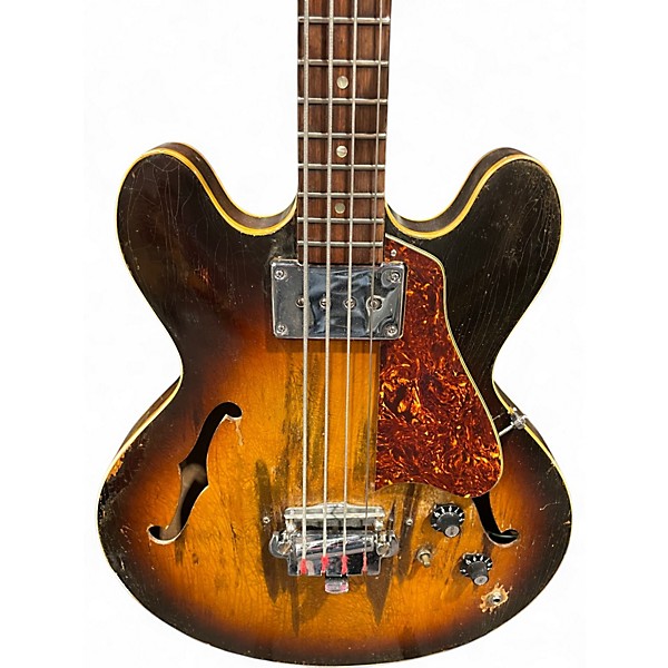 Vintage 1968 Gibson EB2 2 Color Sunburst Electric Bass Guitar