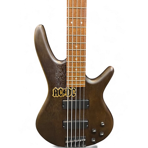 Used Ibanez GSR205 5 String Brown Electric Bass Guitar