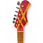 Vintage 1980s Hondo Deluxe 781 RED Solid Body Electric Guitar