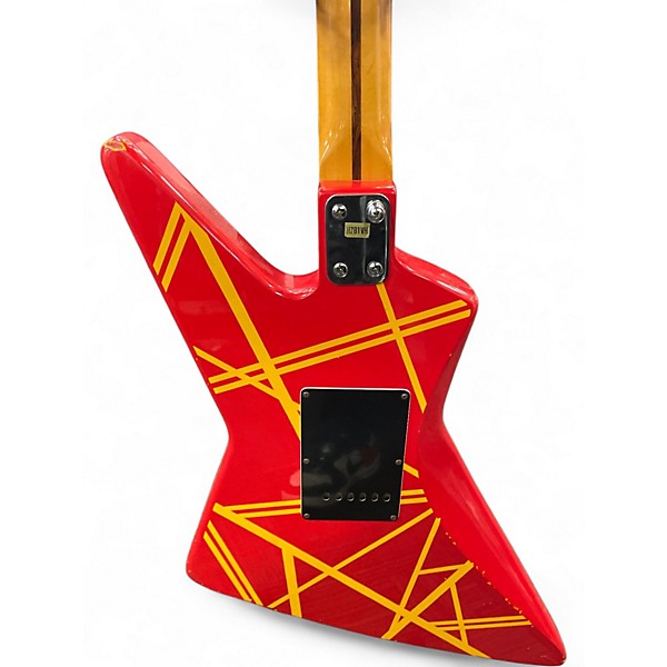 Vintage 1980s Hondo Deluxe 781 RED Solid Body Electric Guitar