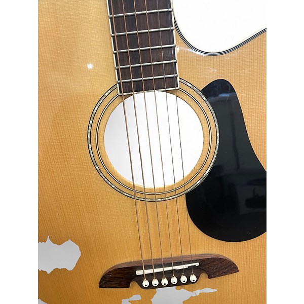 Used Alvarez AJ60SC Natural Acoustic Electric Guitar